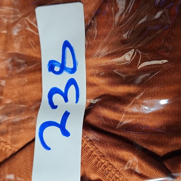 Orvis Mens Horseshoe Hills 1/4 Zip Top XL Orange Pullover Outdoor Hiking Stretch - Picture 13 of 13